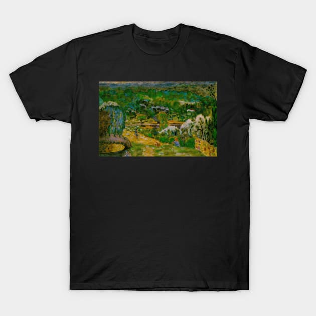 a spring landscape - Pierre Bonnard T-Shirt by Kollagio